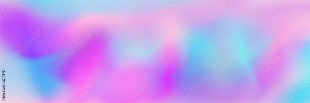 Poster horizontal abstract pastel holographic texture design for pattern and background