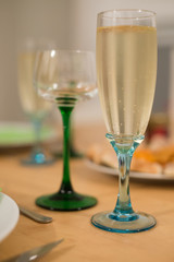 Happy New Year french champagne to celebrate