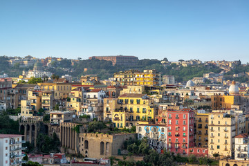 Fototapeta na wymiar Naples Cityscape View