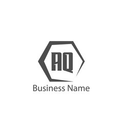 Initial Letter AQ Logo Template Design