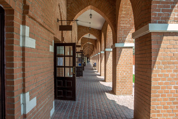 Tula Kremlin. Russia. Colonnade