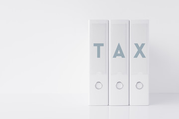 Taxes and taxation concept