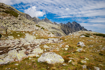 Fototapeta na wymiar Slovakian Velka Studena Dolina Tatra