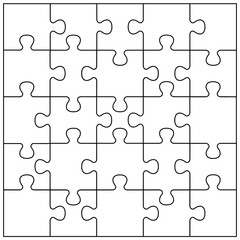 Puzzle. Vector