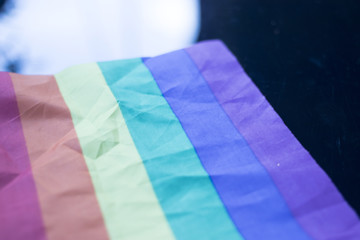Gay lesbian LGBT rights flag