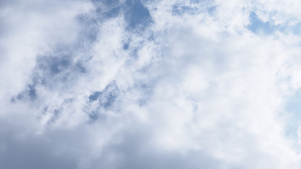Background white cloud full frame on the blue sky