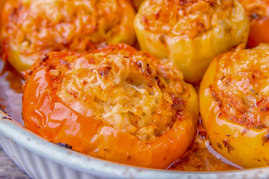 Peppers stuffed with a delicious combination