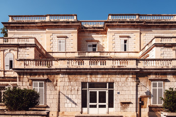 Fototapeta na wymiar Mediterranean house facade 