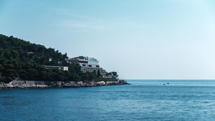 Fototapeta na wymiar Dalmatian coast near Dubrovnik 