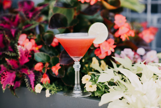 Red cocktail