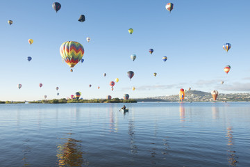 Globos aerostáticos en Festival de Globos en León Guanajuato