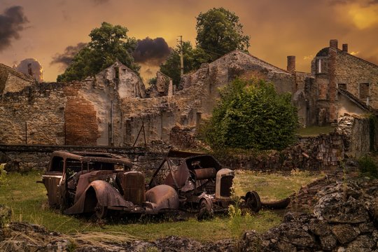 Oradour-sur-Glane village martyr Haute-Vienne