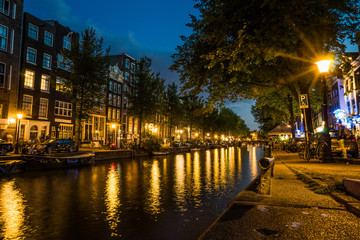Fototapeta premium Amsterdam at night