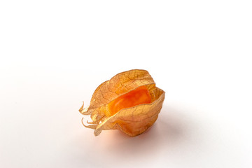 Cape Gooseberry, physalis fruit Physalis peruviana isolated on a white background