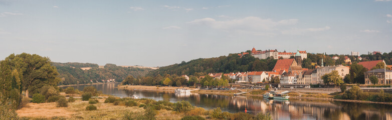 Fototapeta na wymiar Panorama of Pirna, Germany