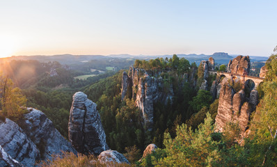 Sunrise at Bastei