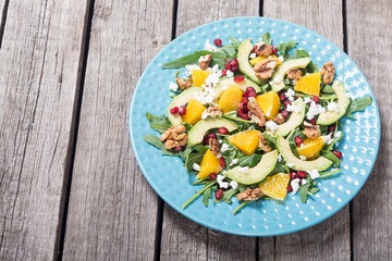 Fruit avocado salad