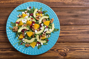 Fruit avocado salad