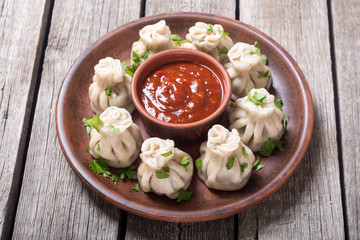 Georgian dumplings khinkali