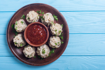 Georgian dumplings khinkali