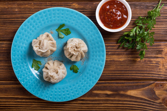 Georgian dumplings khinkali