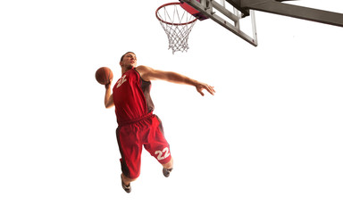 Basketball isolated on white