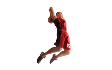 Basketball isolated on white