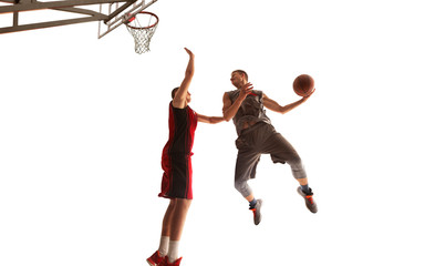 Basketball isolated on white