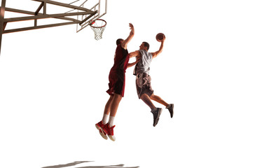 Basketball isolated on white