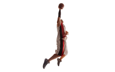 Basketball isolated on white
