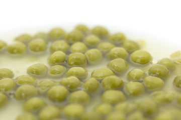 green, pickled peas for salad