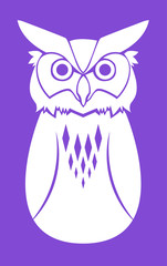 Búho Stencil