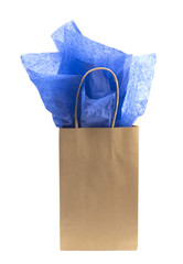Single Giftbag on a White Background