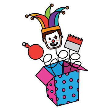 recommend clip art: fools day greeting card