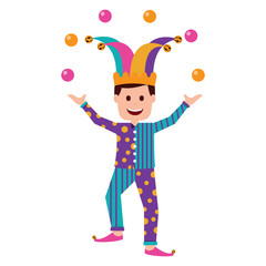 fools day joker and trick balls