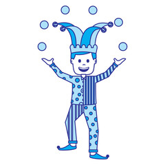 fools day joker and trick balls