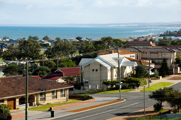 Fototapeta na wymiar Coastal Residential Houses - Geraldton - Australia