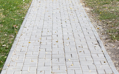conventional, concrete paving slabs