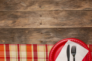 summer holiday camping picnic table background