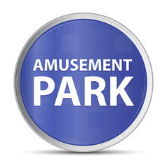 Amusement Park blue round button