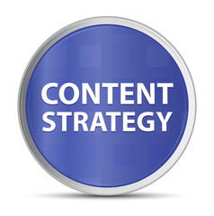 Content Strategy blue round button