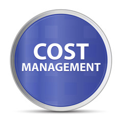 Cost Management blue round button