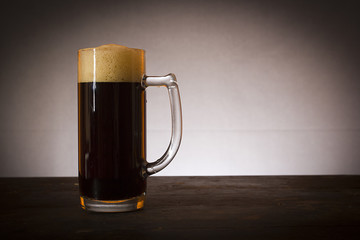 Glass glass with beer