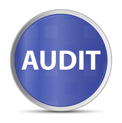 Audit blue round button