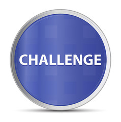 Challenge blue round button