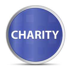 Charity blue round button