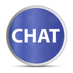 Chat blue round button