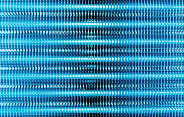 Modern condenser unit used in central air conditioning systems. 