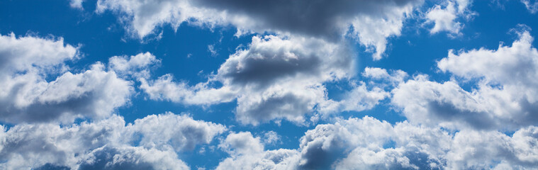 Fototapeta na wymiar White clouds on blue sky