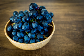 black grape - one of the most delicious fruits